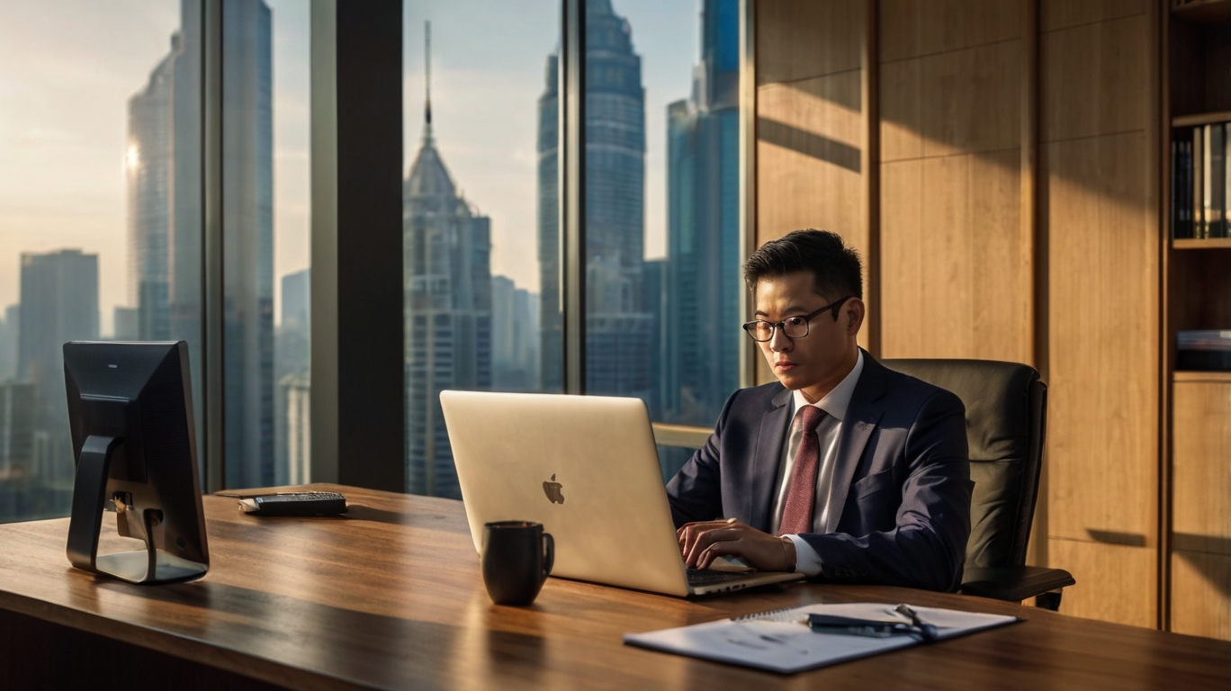 Financial auditors in a meeting